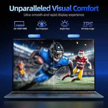 ACEKAMAS 15.6" Laptop Gaming intel Core i9 10980HK IPS Windows 11 Pro Laptop Computer 16GB DDR4 1TB SSD M.2 4K Notebook Gamer PC