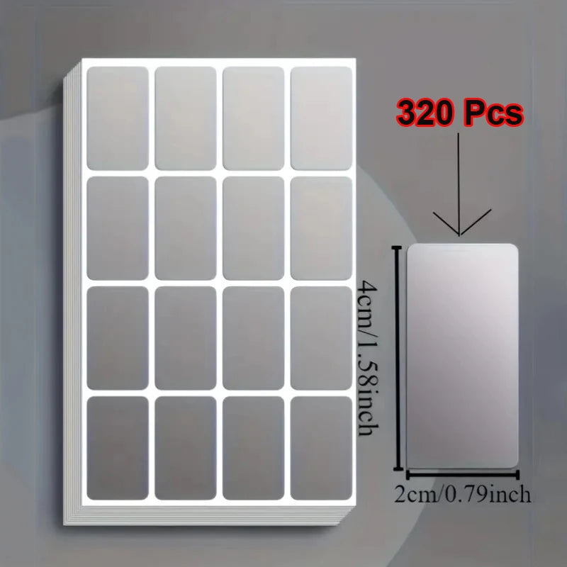 160Pcs/320Pcs Removable Waterproof Label Stickers Ideal for Organizing Office & Home Use Storage Freeze Food Design