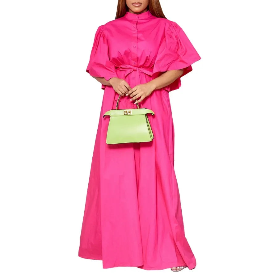 African Dresses For Women Vetement Femme Dashiki Solid Africa Maxi Dress African Clothes Dashiki Ankara Dresses Ladies 2026 New