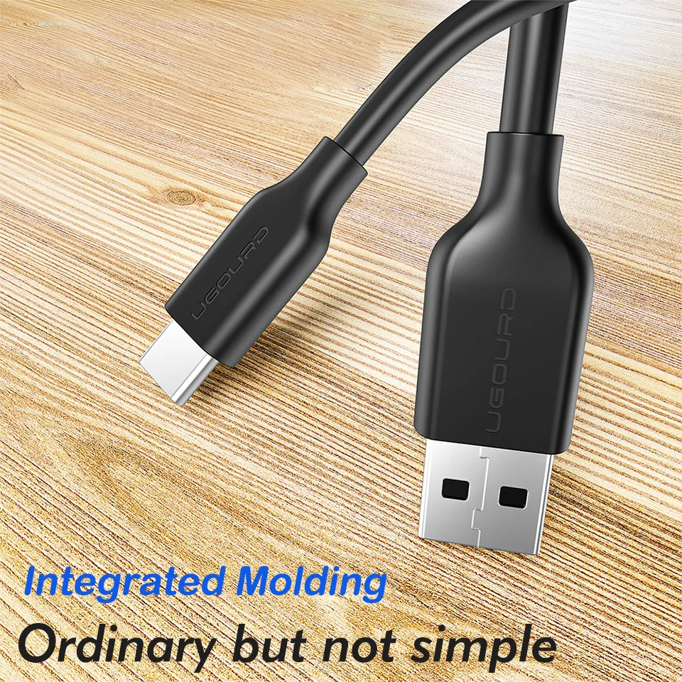 UGOURD USB3.2 10Gbps Cable USB 3.0/3.1/3.2 OTG Cable USB A to USB Type C Data Transfer SSD Hard Disk Cable 3A 60W QC 3.0