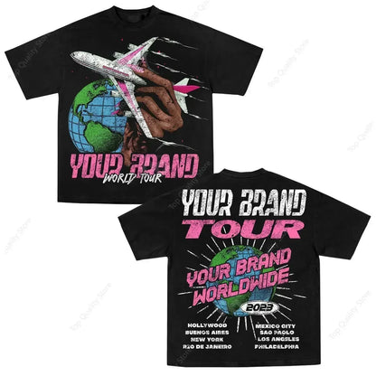 Casual trendy brand harajuku graphic t shirts print oversized gothic pro choice streetwear american y2k tops goth men clothes