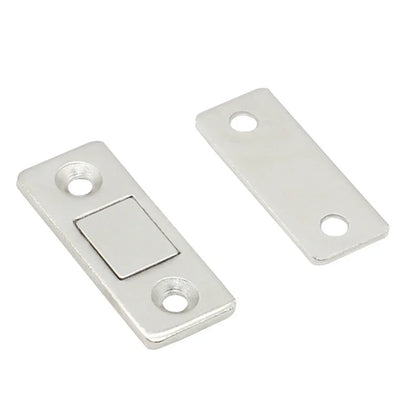 Magnetic Cabinet Catches Magnetic Door Stop Ultra Thin Drawer Magnet Catch Hidden Door Closer Adhesive Cabinet Latch for Kitchen