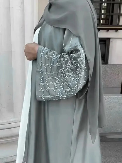 Eid Eid Abaya for Women Beading Dress Woman Party Abayas Ramadan Saudi Arabic Dubai Robe Caftan Vestidos Kaftan 2025 Cardigan