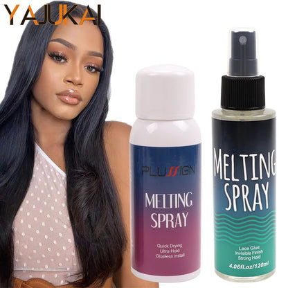 New Adhesives Lace Wig Melting Spray Invisible Glue Spray For Lace Wigs Quick-Drying Wig Glue For Lace Front Make Natural Look