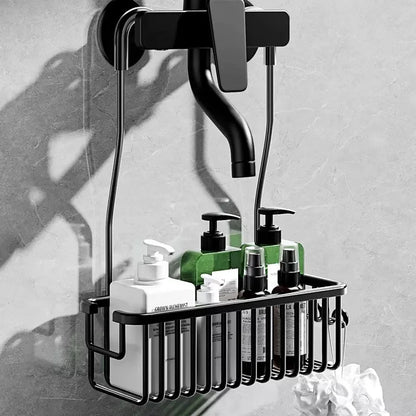 Bathroom Convenient Toilet Shower Rack No Drilling Removable Rust Prevention For Shower Organizer Storage Bathroom Shelves