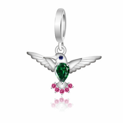 Fit Original Pan Charm Bracelet 925 Silver Rainbow Enamel Lorikeet Birrd Colorfull Parrot Bead For Making South Africa Berloque