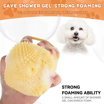 New pet bath massage brush bathroom multifunctional dog cat soft safety silicone pet bath accessories dog cat tools