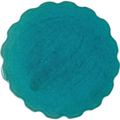 Scallop Stool - Aquamarine Outdoor Stool
