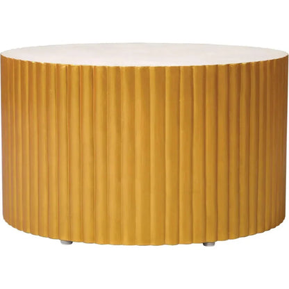 Scallop Zanzibar White Outdoor Coffee Table