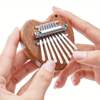 Mini Kalimba 8 Key Thumb Piano Water Drop Style - Portable Cute Musical Instrument for Kids & Adults - Perfect Exquisite Gift
