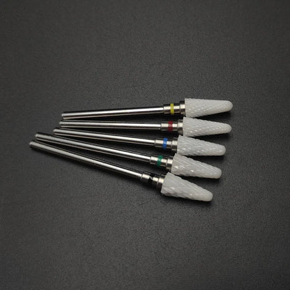 Ceramic Carbide Nail Drill Bit Rotate Burr Milling Nail Cutter Bits Electric Drill Machine For Manicure Pedicure Tools