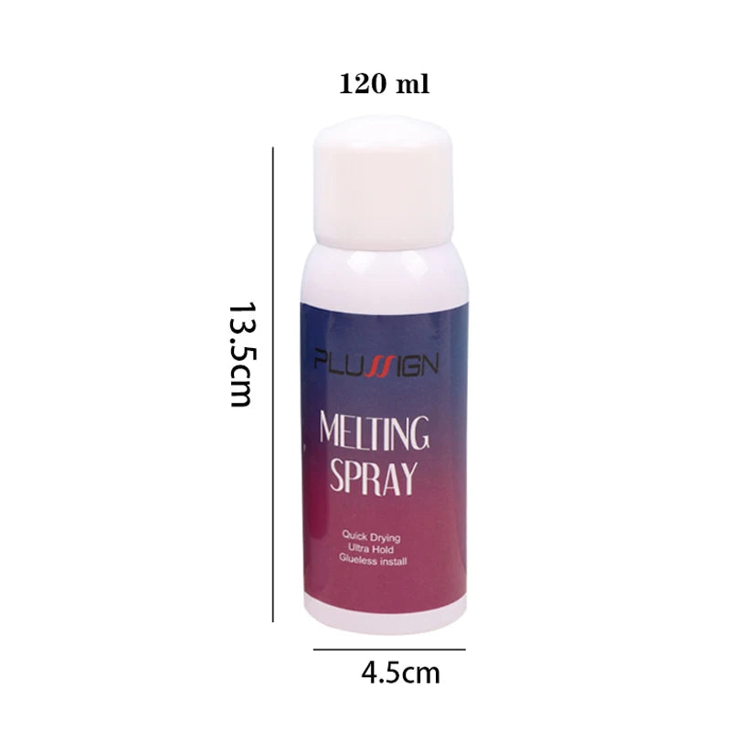 New Adhesives Lace Wig Melting Spray Invisible Glue Spray For Lace Wigs Quick-Drying Wig Glue For Lace Front Make Natural Look
