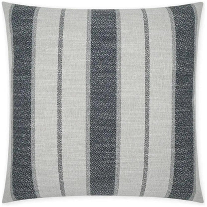 Sconset Stormy Grey Throw Pillow With Insert