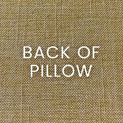 Scribble Gold Throw Pillow With Insert