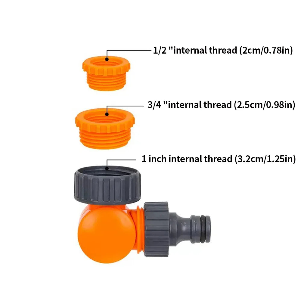 3PCS/1PC garden hose connector faucet adapter 1/2 inch hose, kitchen faucet adapter quick connect for watering and irrigation