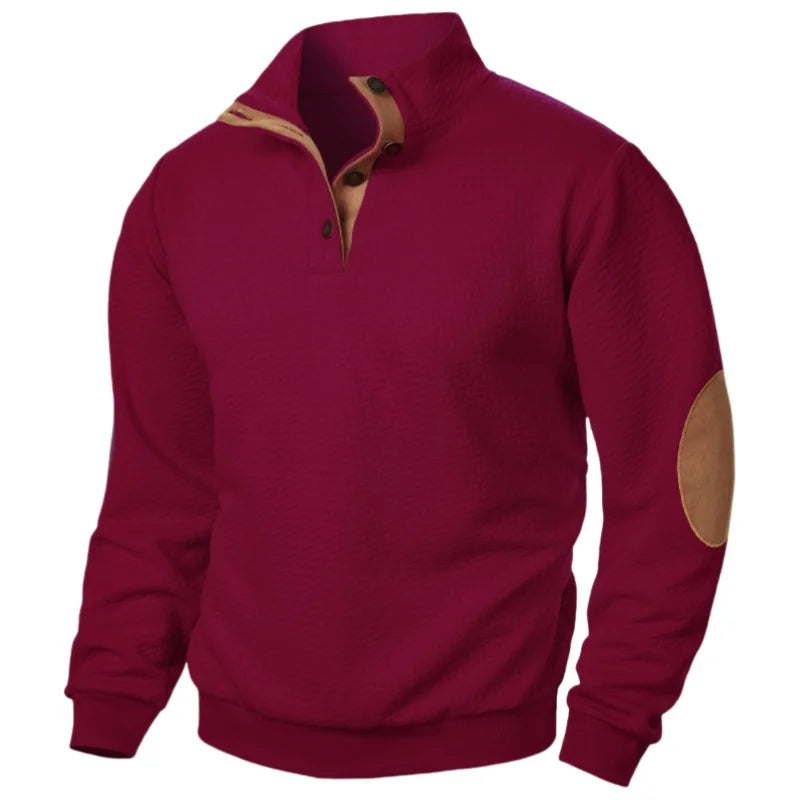 Spring Men Casual Sweatshirts Stand Collar Sweatshirt Warm Pullover Patchwork Sweatshirt Men's Winter Clothes Hip Pop Streetwear