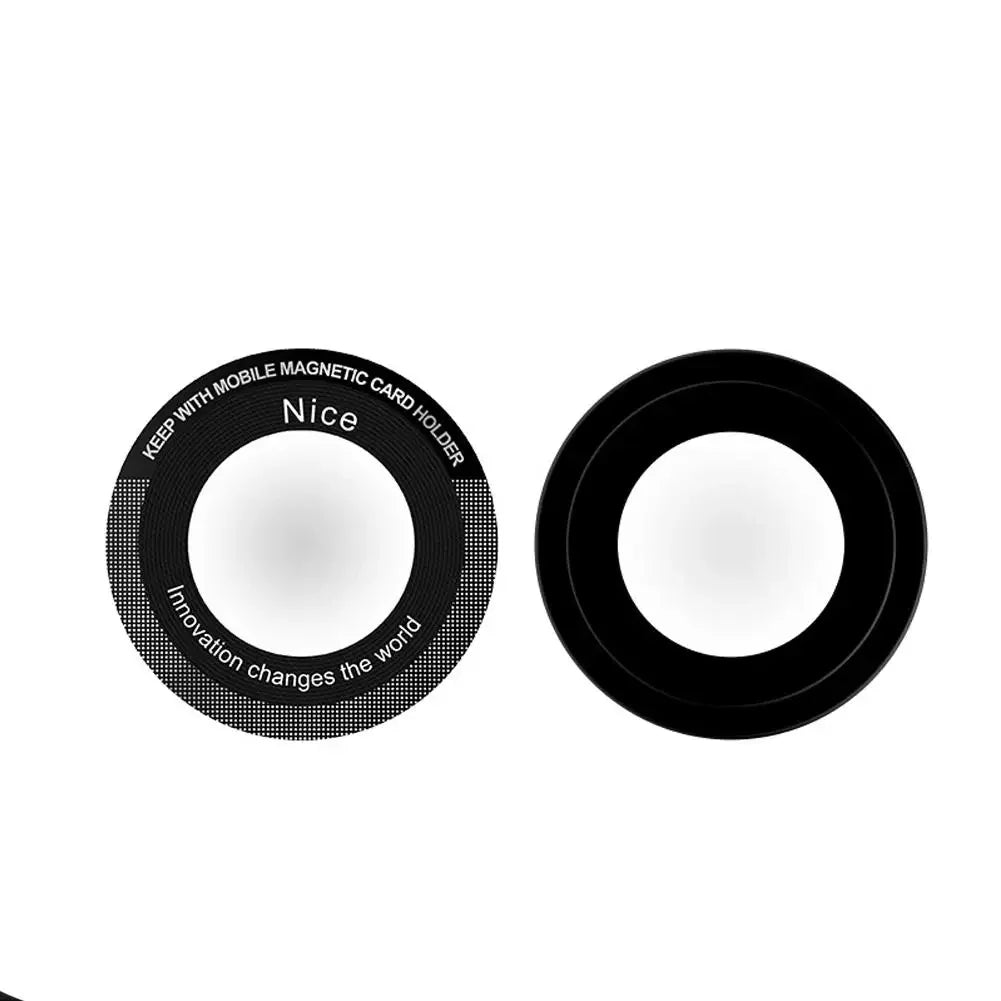 Heat Sink Magnetic Ring Phone Holder Accessory Magnetic Attraction Plate For iPhone Samsung Xiaomi For Wireless Charging Base