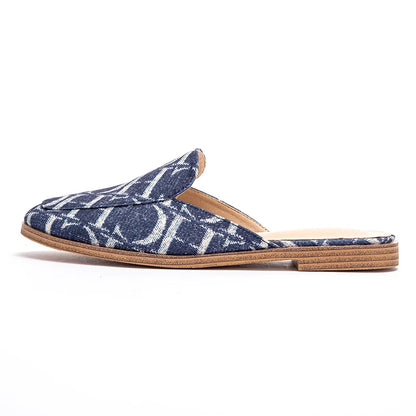 Luxury Summer New 2024 Slippers Women's Low Heel ShoesWomen's Sandals Non Toe Outdoor Slippers Beach Shoes