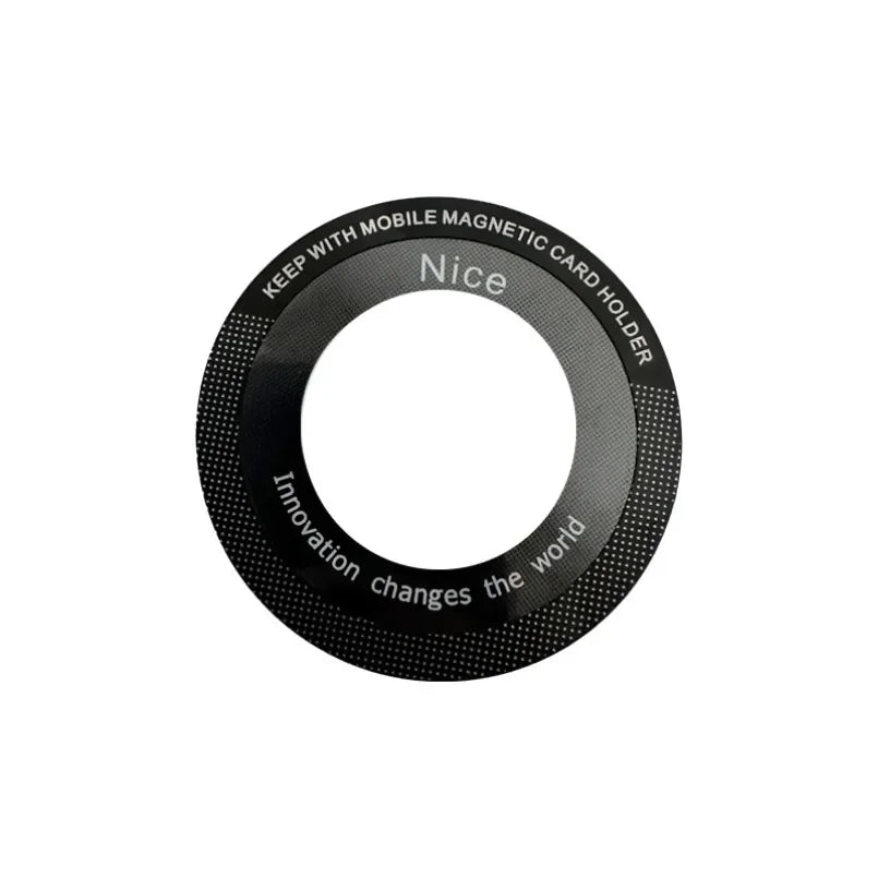 Heat Sink Magnetic Ring Phone Holder Accessory Magnetic Attraction Plate For iPhone Samsung Xiaomi For Wireless Charging Base