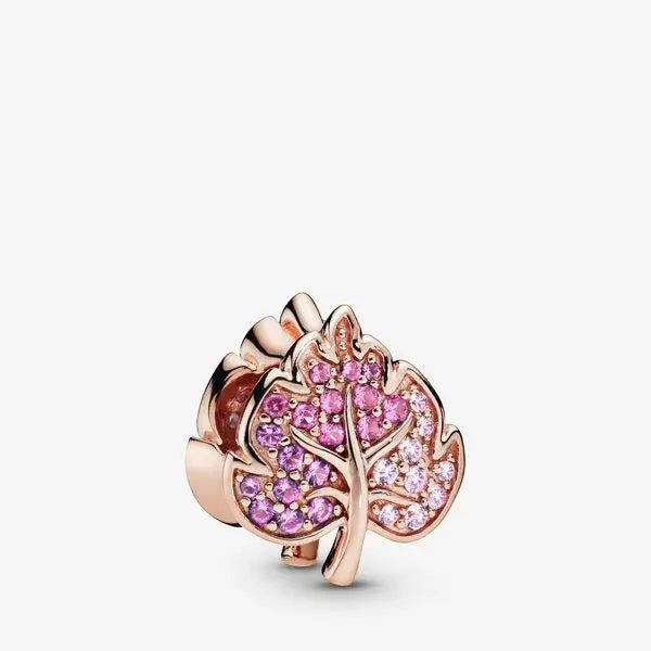 Rose Gold Fine Plated Pink Clip Dasiy Butterfly Dragonfly DIY Charms Fit Original Sterling Silver 925 Bracelet For Women Jewelry