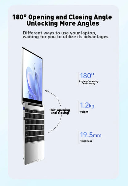 ultra-thin Gamer Laptop Intel Core i7-8650U Processor 32GB RAM 1TB 2TB SSD HD Office Study Windows 11 Pro Portable Notebook