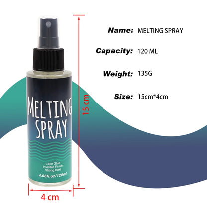 New Adhesives Lace Wig Melting Spray Invisible Glue Spray For Lace Wigs Quick-Drying Wig Glue For Lace Front Make Natural Look