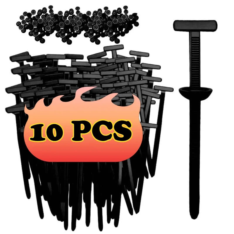 Cable Ties Buckle Auto Fastener Screw Replacement Clip Car Fenders Trunk Engine Guard Panel Wire Management Tools