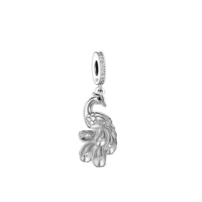 Fit Original Pan Charm Bracelet 925 Silver Rainbow Enamel Lorikeet Birrd Colorfull Parrot Bead For Making South Africa Berloque