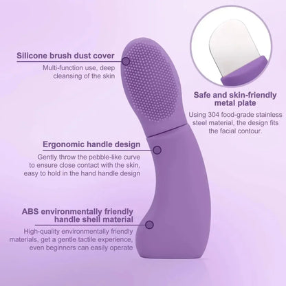Facial Blackhead Removal Tool Silicone Nose Whitehead Remover Face Scraper for Deep Cleansing Brush Face Spatula Skin Care Tool