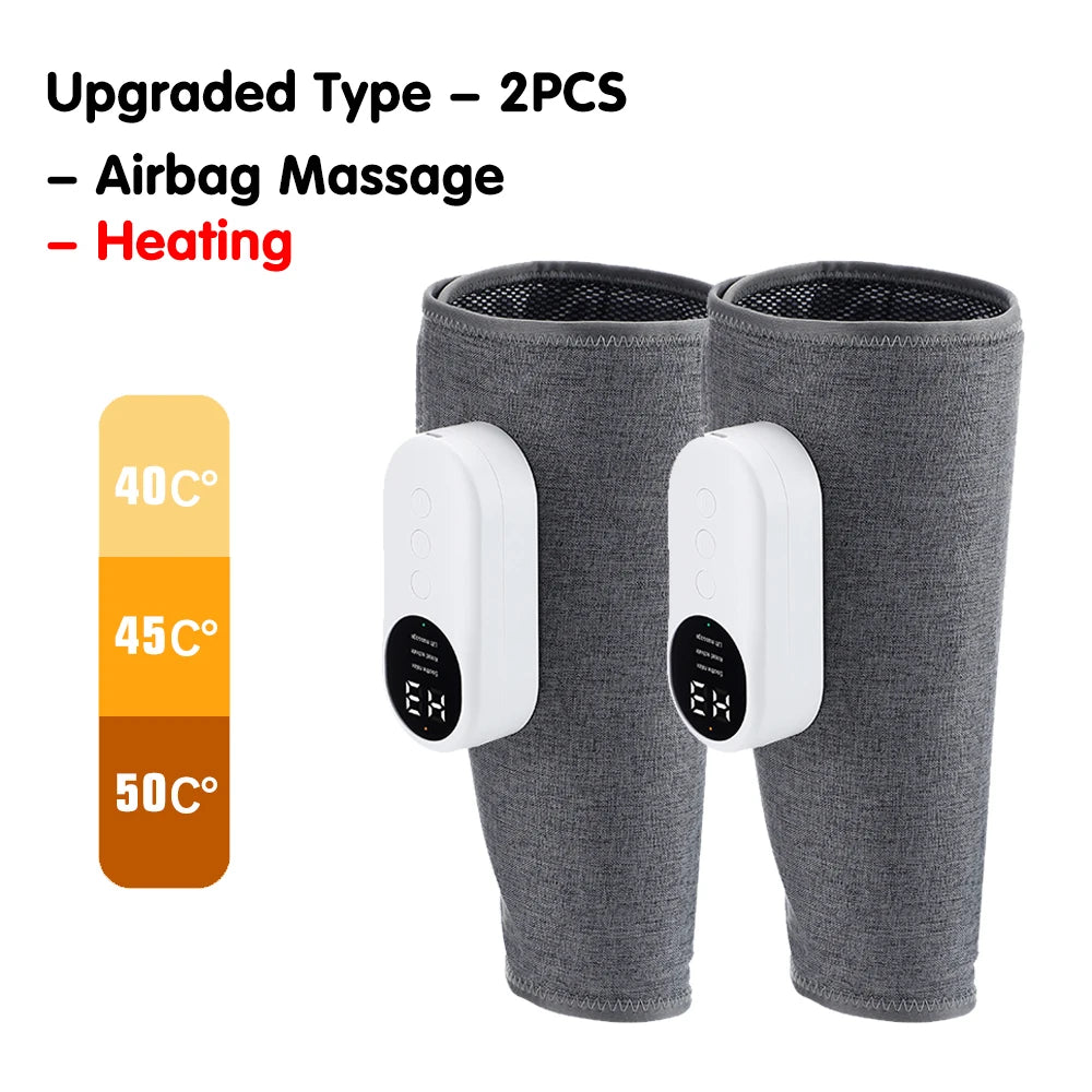3-modes Air Pressure Calf Massager Electric Leg Massage Device Airbag Air Pressure Massage Leggings Relieve Muscle Soreness