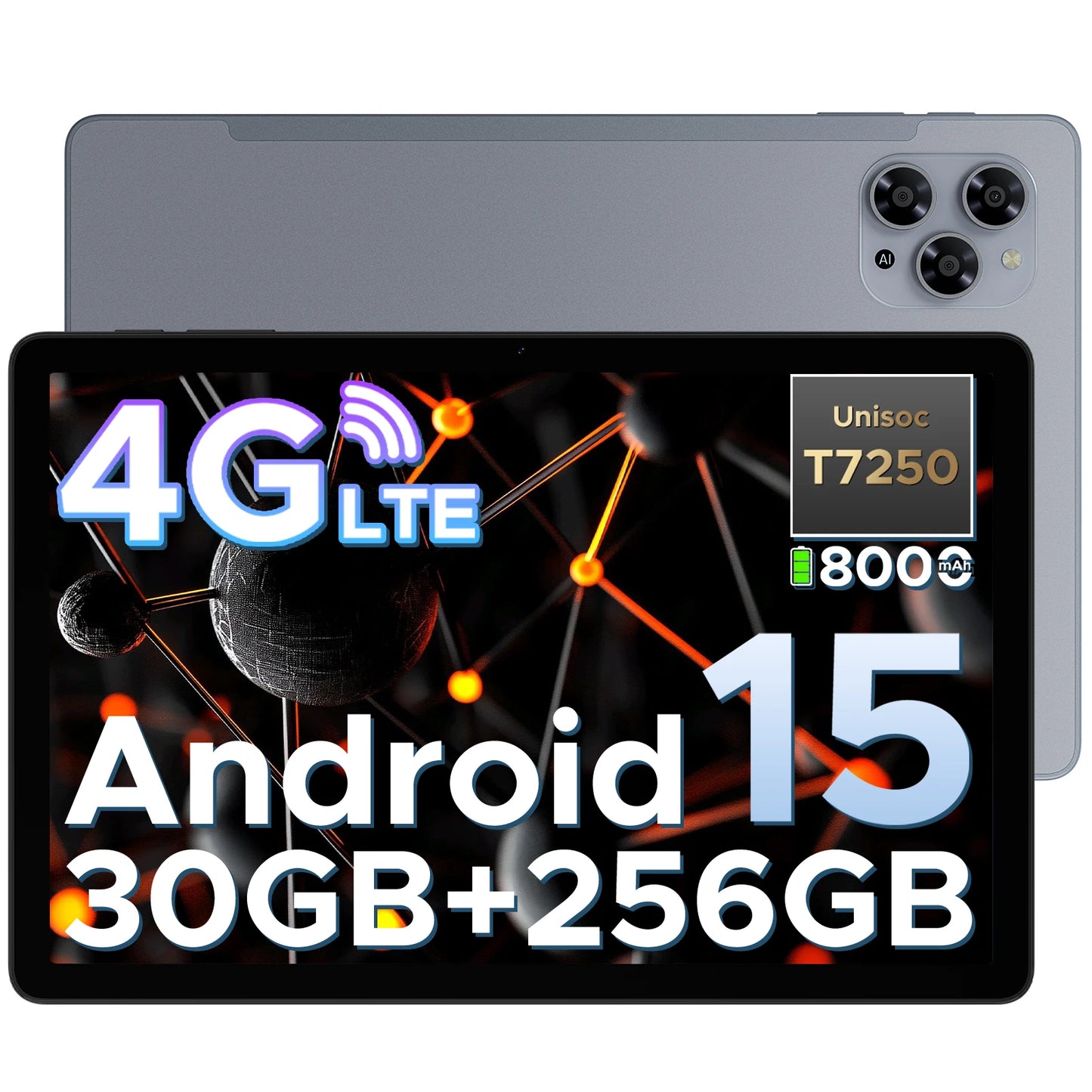 【Brand+】Doogee Tab G6 Tablet Pc 11 Inch Android 15 30Gb Ram(6+24) 256Gb Rom 8000Mah Battery Dual Speakers Support Widevine