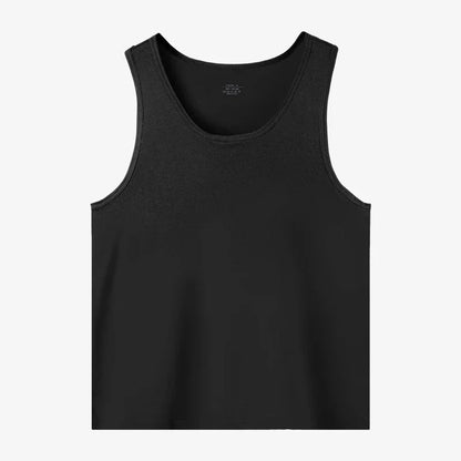 Men's pure cotton vest breathable slim youth sports foundation hurdle I loose summer thin halter undershirt