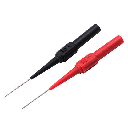 10pcs Insulation Piercing Needle Sensitive Non-destructive Multimeter Test Probes Accurate Acupuncture Car Tool for Banana Plug
