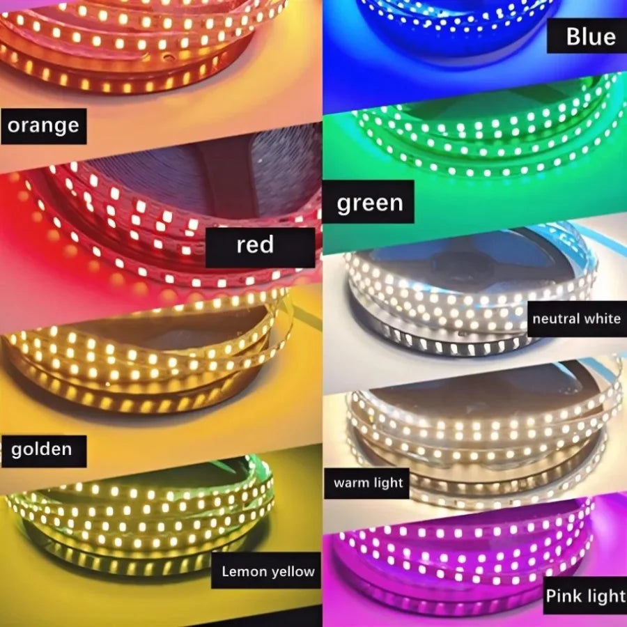 50~1M Separated Silicone Neon Strip DC12V SMD2835 120LEDs/M Flexible Bendable Waterproof LED Light Strip DIY S Shape Sign Lamp