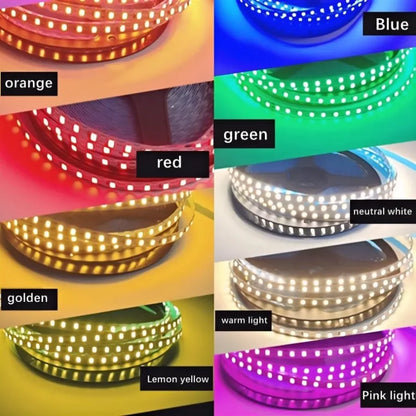50~1M Separated Silicone Neon Strip DC12V SMD2835 120LEDs/M Flexible Bendable Waterproof LED Light Strip DIY S Shape Sign Lamp