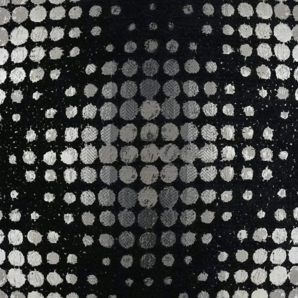 Selfie Dots Black Grey White Large Throw Pillow Insert