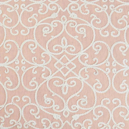 Serafim Rose Pink Throw Pillow With Insert