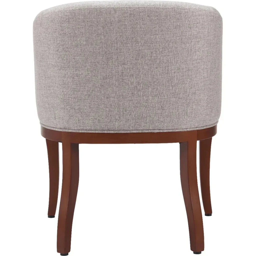 Serasa Wood Gray Armless Dining Chair