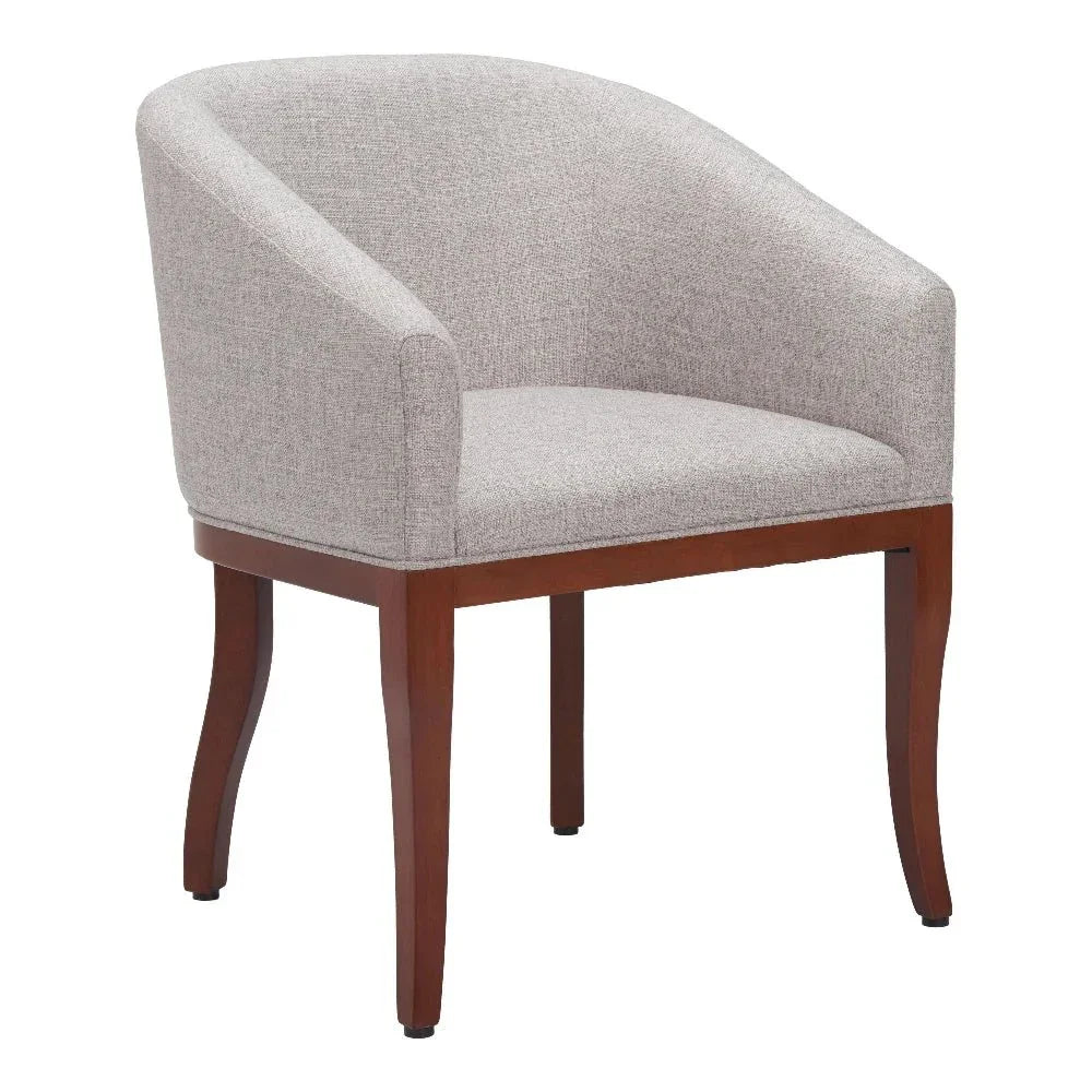 Serasa Wood Gray Armless Dining Chair