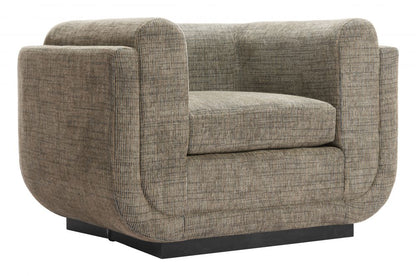 Sereneu Chenille Fabric Club Chair