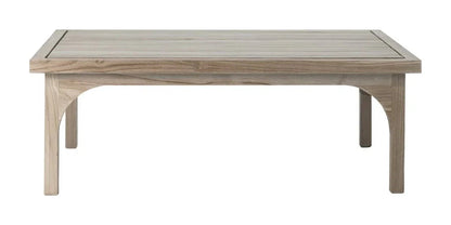 Serenique Sun Bleached Teak Patio Coffee Table