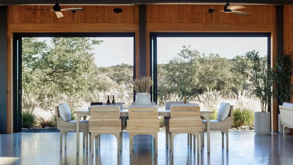 Serenique Sun Bleached Teak Patio Dining Table