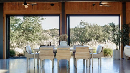 Serenique Sun Bleached Teak Patio Dining Table