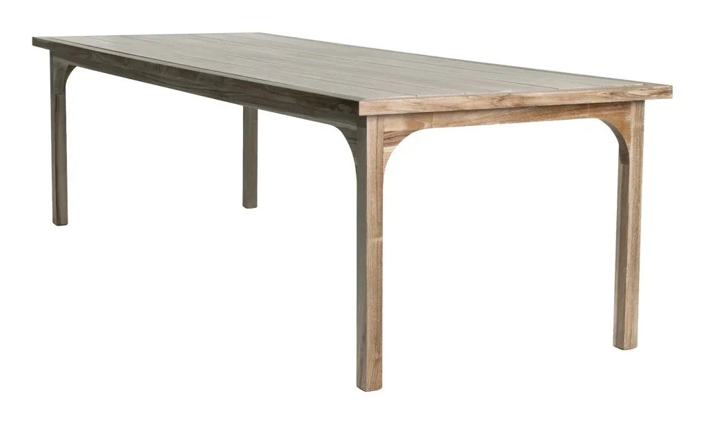 Serenique Sun Bleached Teak Patio Dining Table