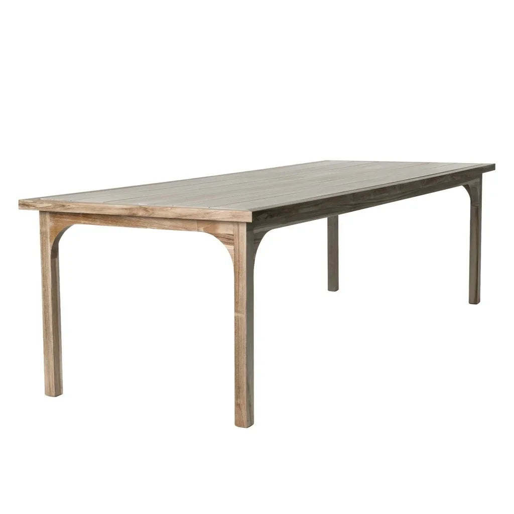 Serenique Sun Bleached Teak Patio Dining Table