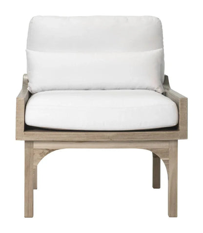 Serenique Sun Bleached Teak Patio Lounge Chair