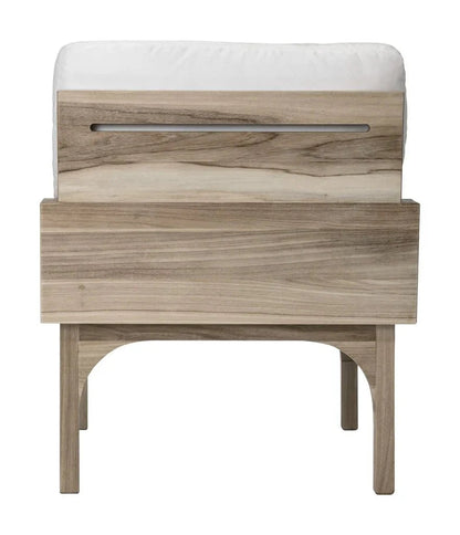 Serenique Sun Bleached Teak Patio Lounge Chair
