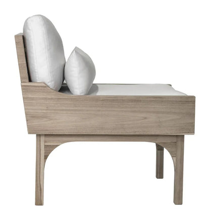 Serenique Sun Bleached Teak Patio Lounge Chair