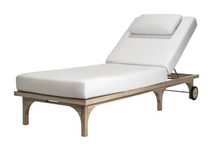 Serenique Teak Patio Pool Chaise (Set Of 2)