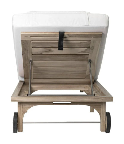 Serenique Teak Patio Pool Chaise (Set Of 2)